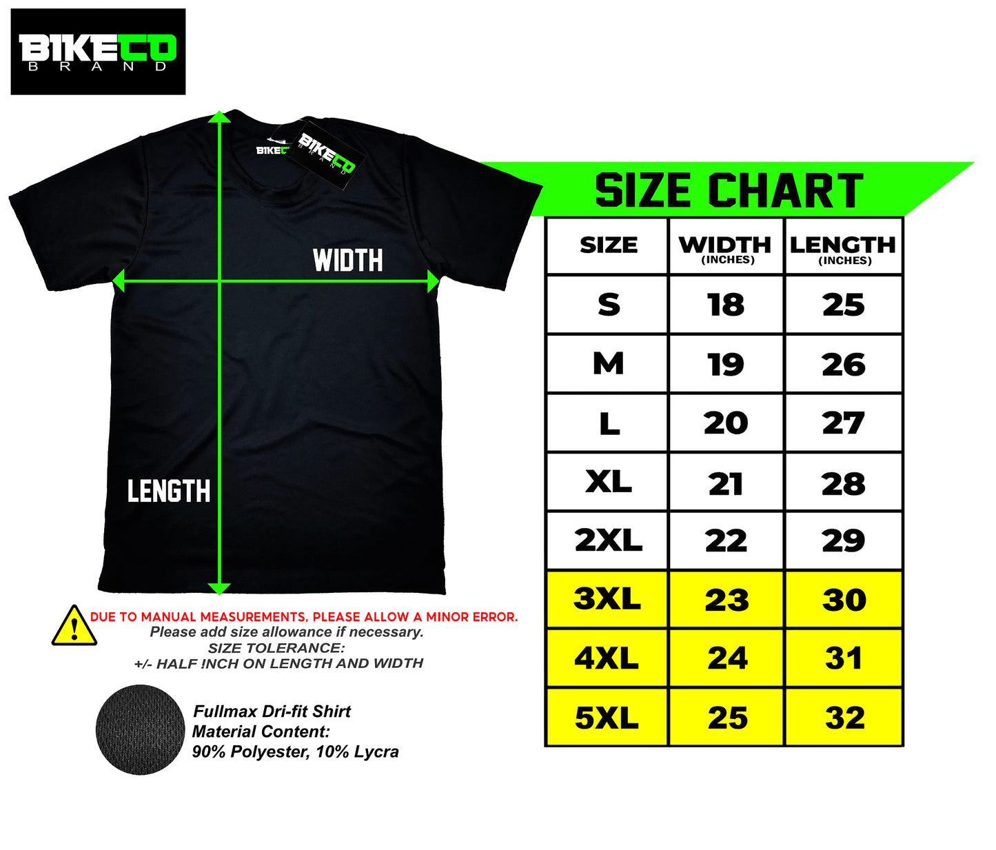 100% Cycling Dri-Fit Shirt | BIKECO Brand Collections