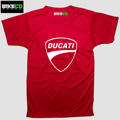 Ducati Logo Riding Dri-Fit Shirt | BIKECO Brand Collections