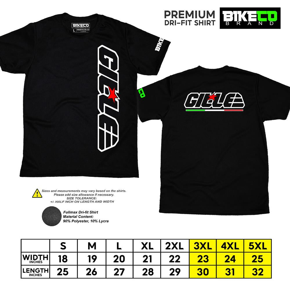 Gille Side Print | Premium Riding Dri-Fit Shirt - BIKECO APPARELS