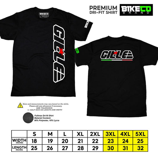 Gille Side Print | Premium Riding Dri-Fit Shirt - BIKECO APPARELS