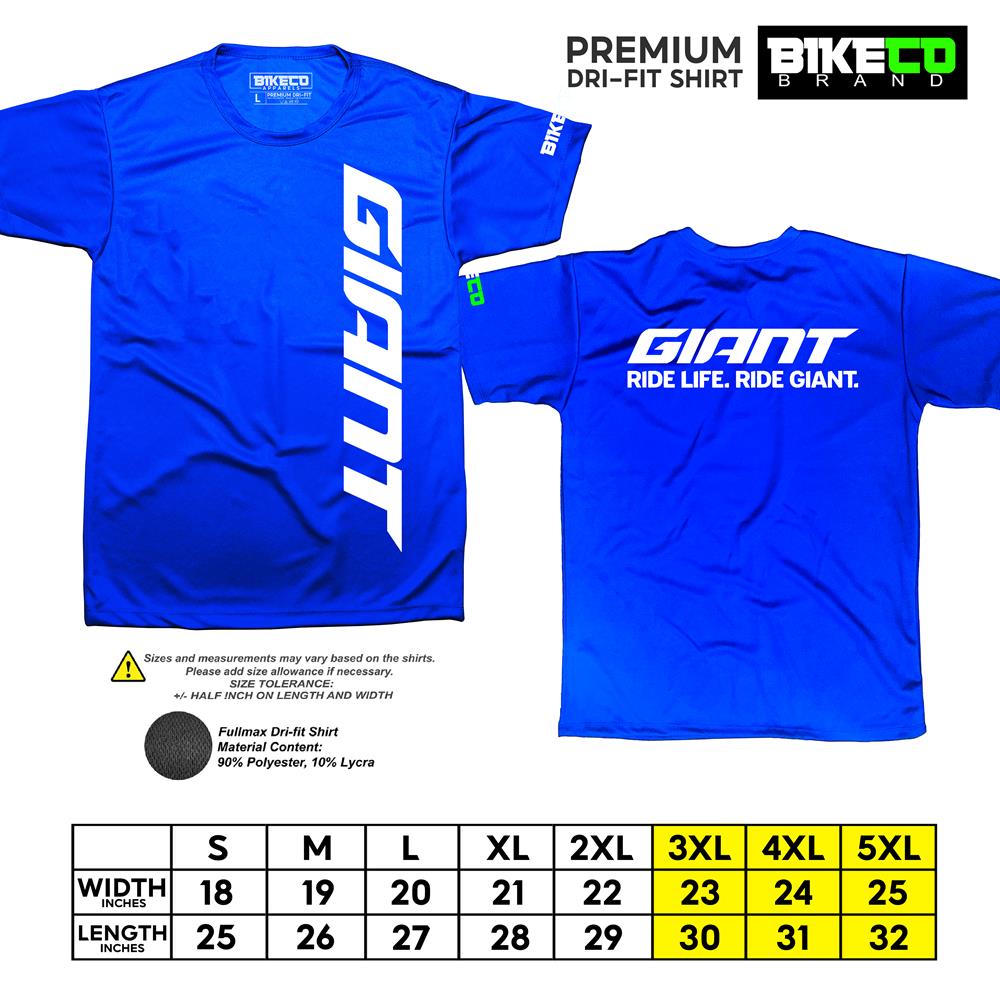 New Giant Side Print | Premium Cycling Dri-Fit Shirt - BIKECO APPARELS