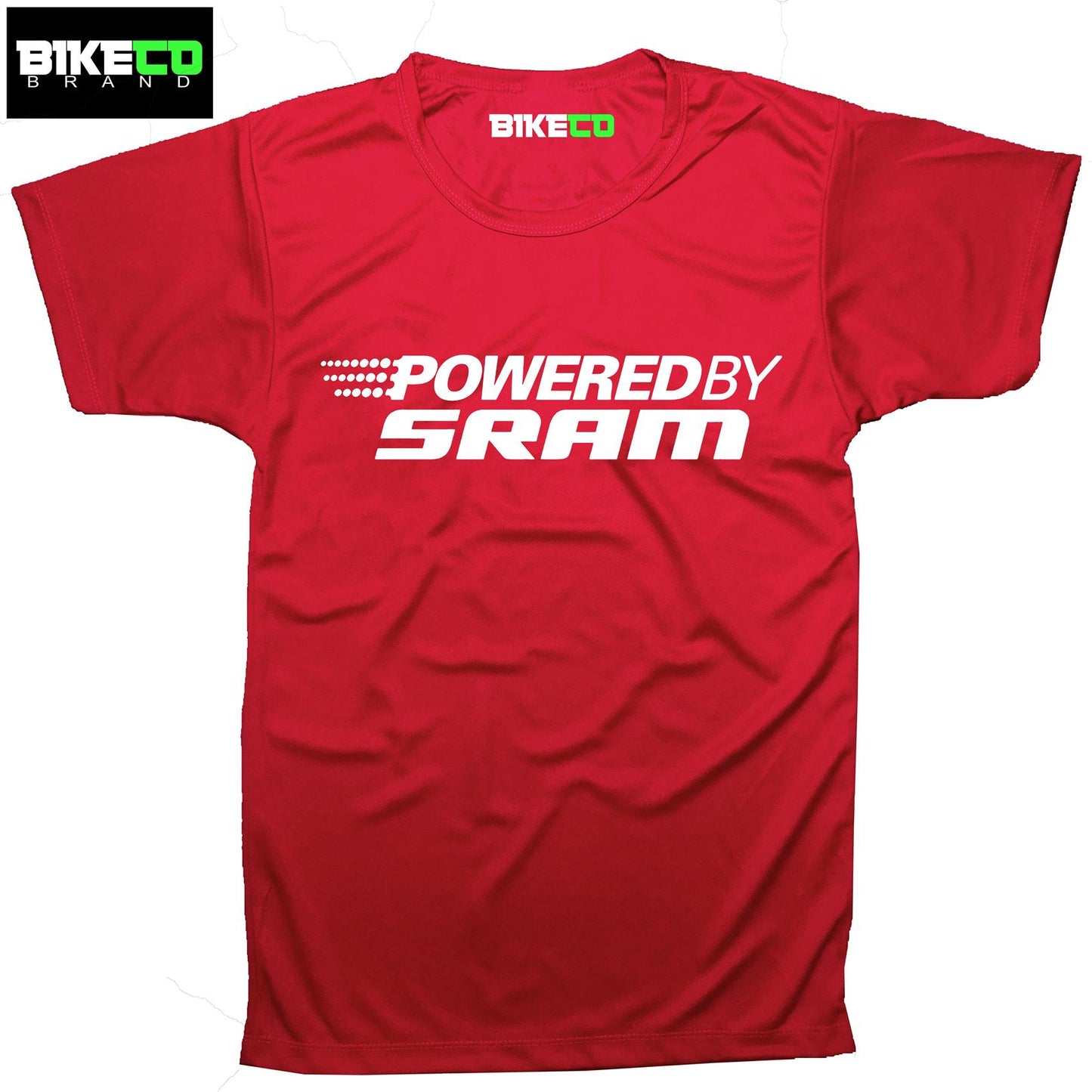 Powered by SRAM Cycling Dri-Fit Shirt | BIKECO Brand Collections
