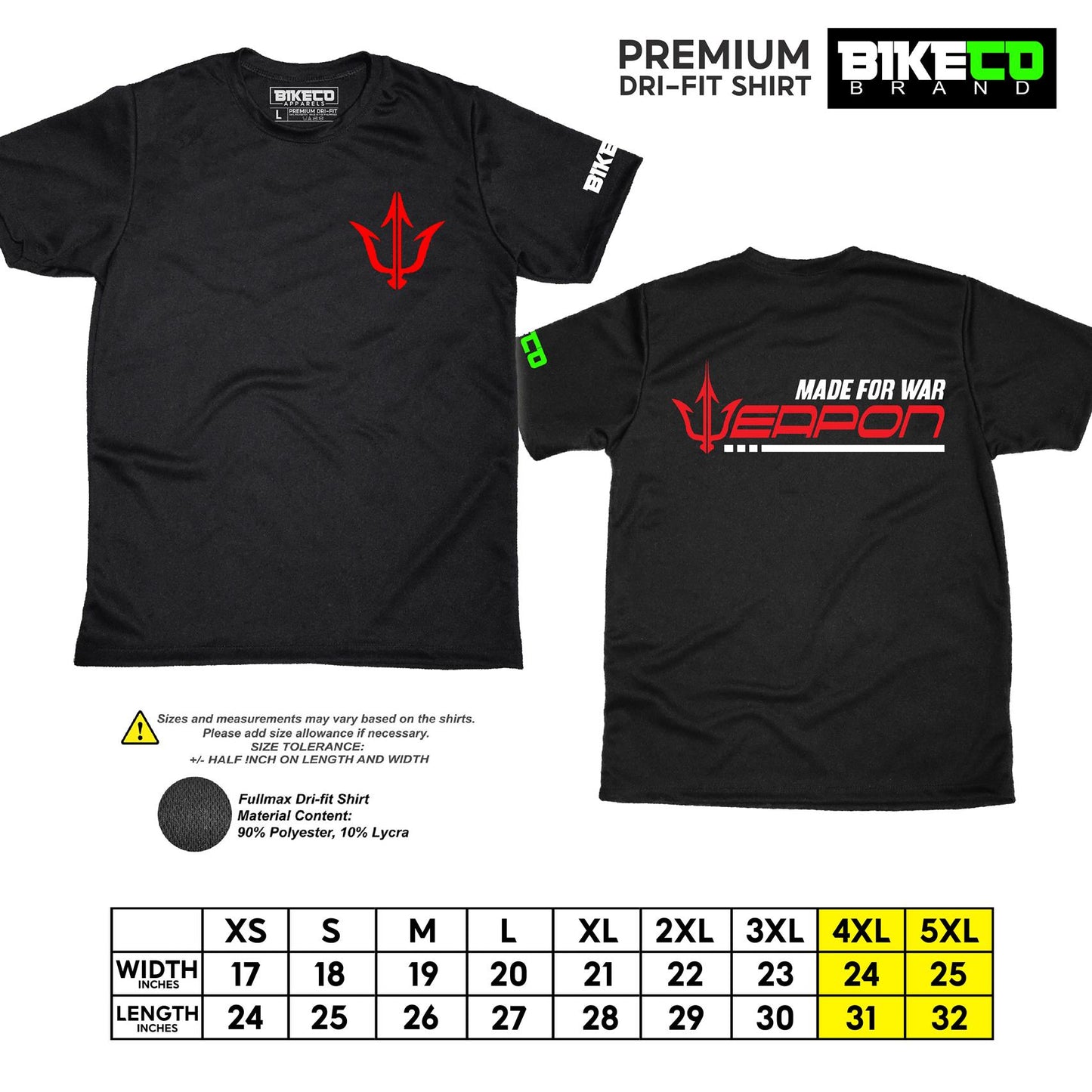 Weapon Pocket Print | Premium Riding Dri-Fit Shirt