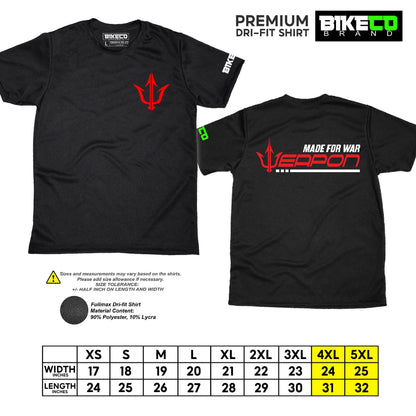 Weapon Pocket Print | Premium Riding Dri-Fit Shirt