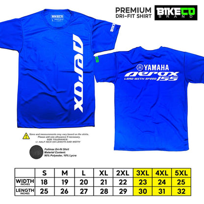 Aerox Side Print | Premium Riding Dri-Fit Shirt - BIKECO APPARELS