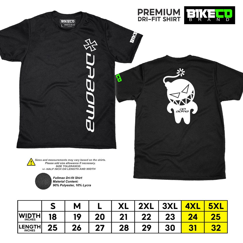 Da Bomb Side Print | Premium Cycling Dri-Fit Shirt