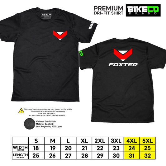 Foxter Pocket Print | Premium Riding Dri-Fit Shirt