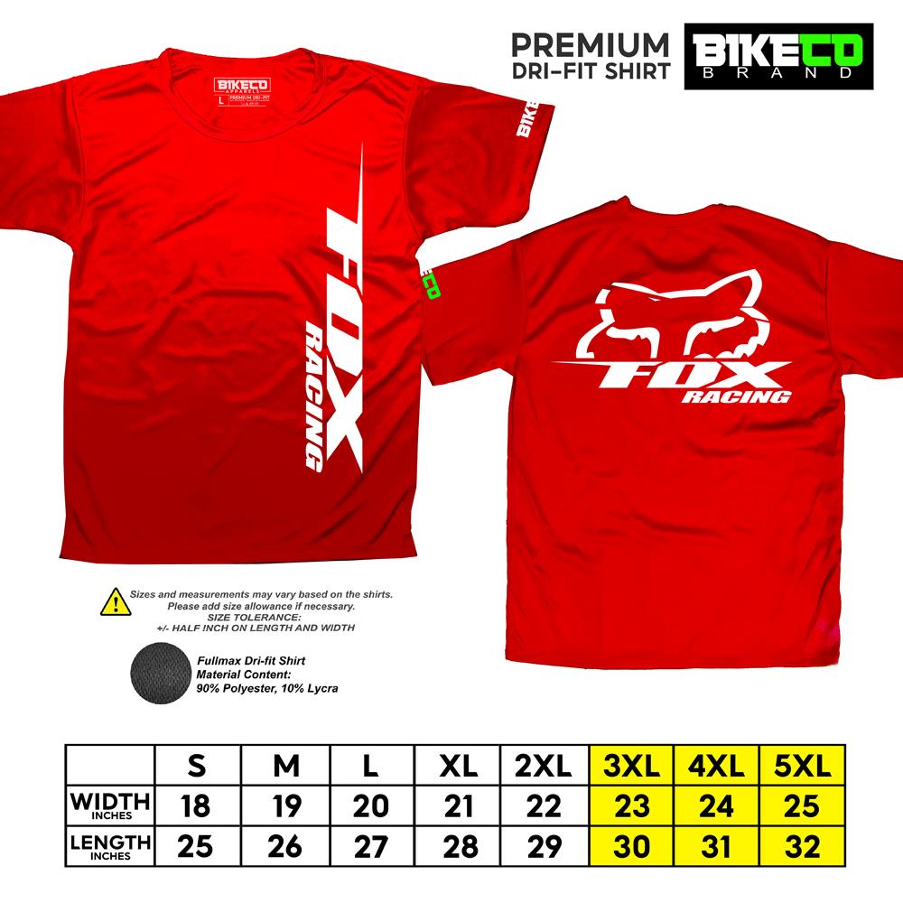 Fox Racing Side Print | Premium Cycling Dri-Fit Shirt - BIKECO APPARELS