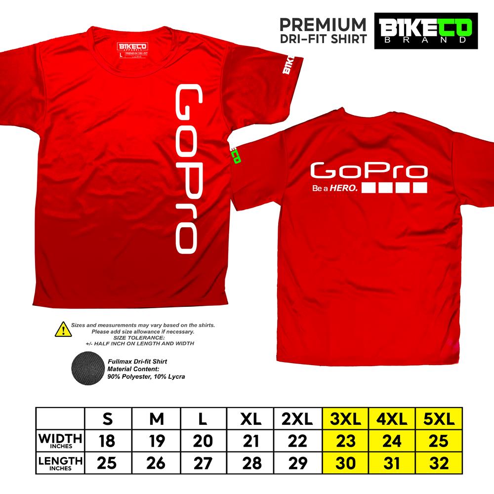 Go Pro Side Print | Premium Cycling Dri-Fit Shirt