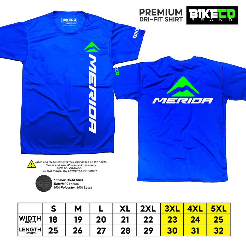 Merida Side Print | Premium Cycling Dri-Fit Shirt - BIKECO APPARELS